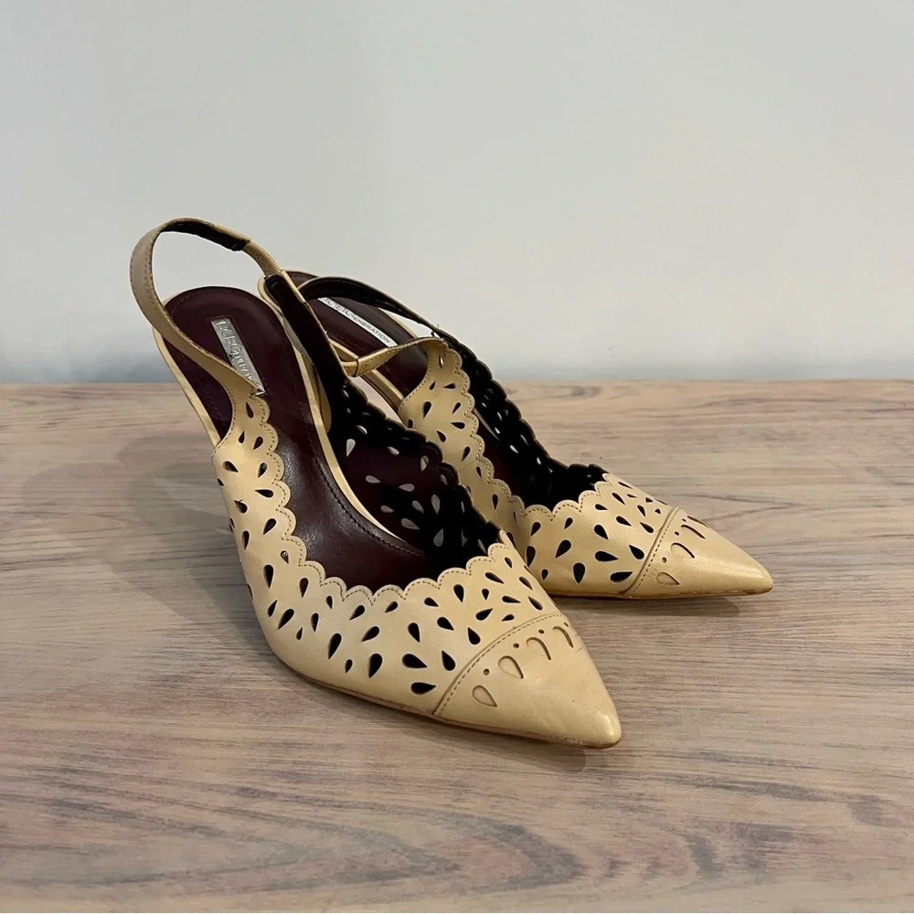 BCBGeneration Talyn Slingback Heels, Warm Sand - Picture 14 of 14